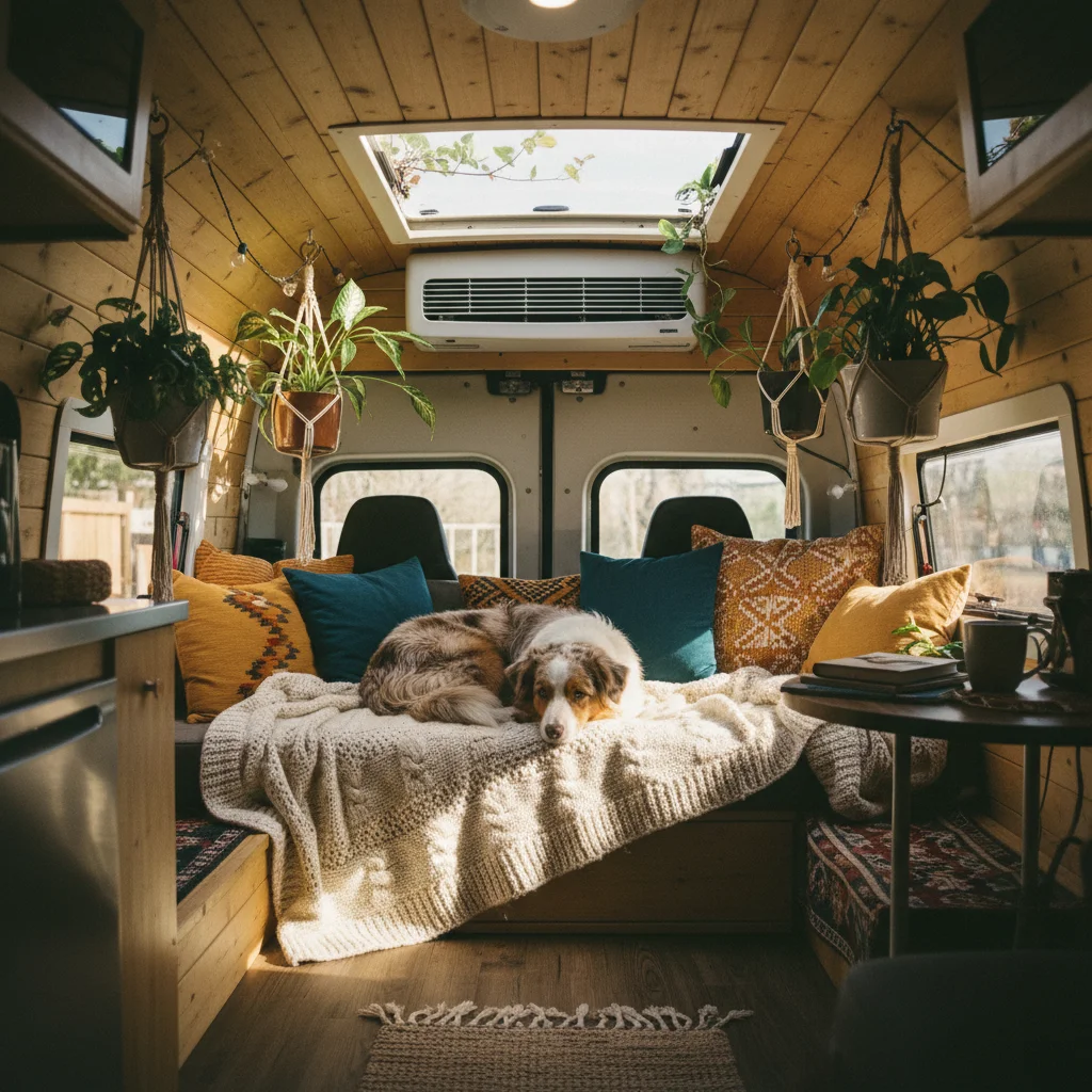Klimaanlagen im Van: So bleibt dein Hund auch im Sommer cool